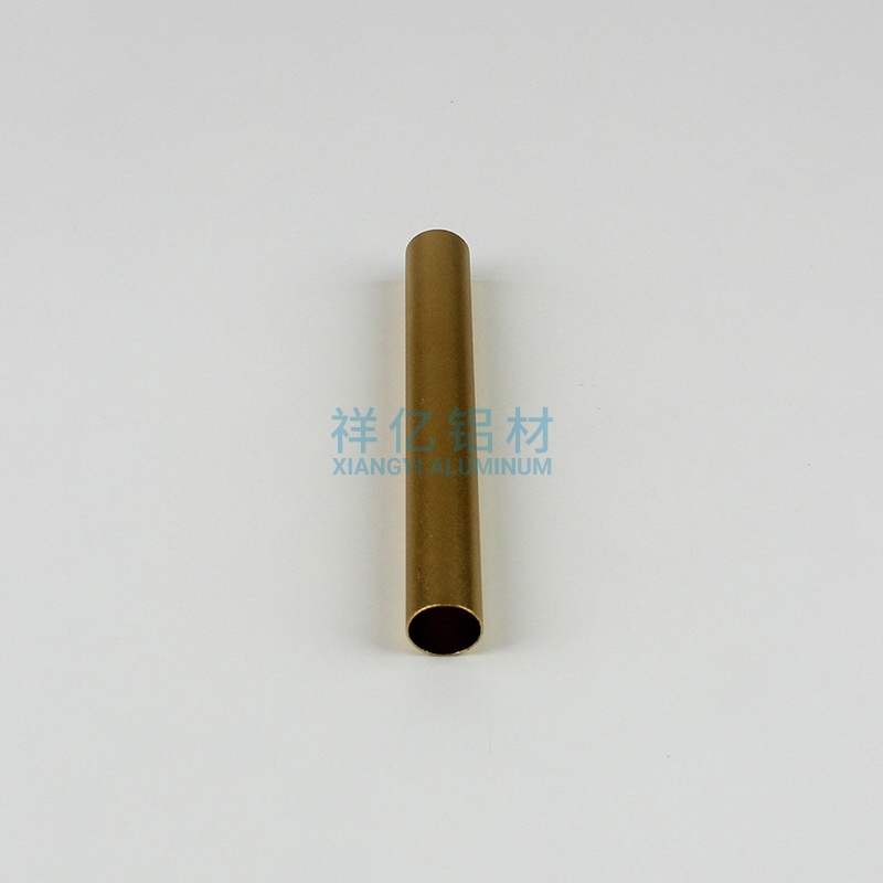鋼筆鉛筆圓珠筆筆桿鋁管(金色氧化)截面圖